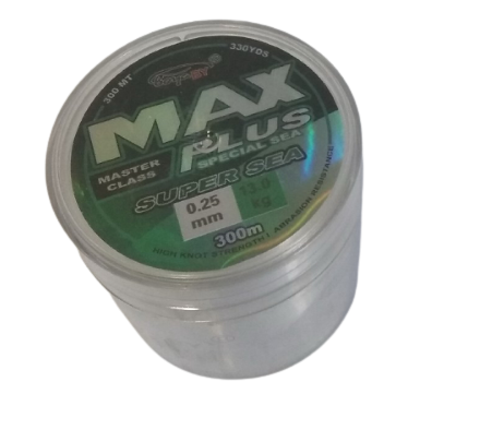 Леска карповая Max Plus 300м 0.25мм рыболовная Boya BY Super Sea разрывная нагрузка 13кг, Прозрачный
Леска карповая Max Plus 300м 0.25мм рыболовная Boya BY Super Sea разрывная нагрузка 13кг, Прозрачный
