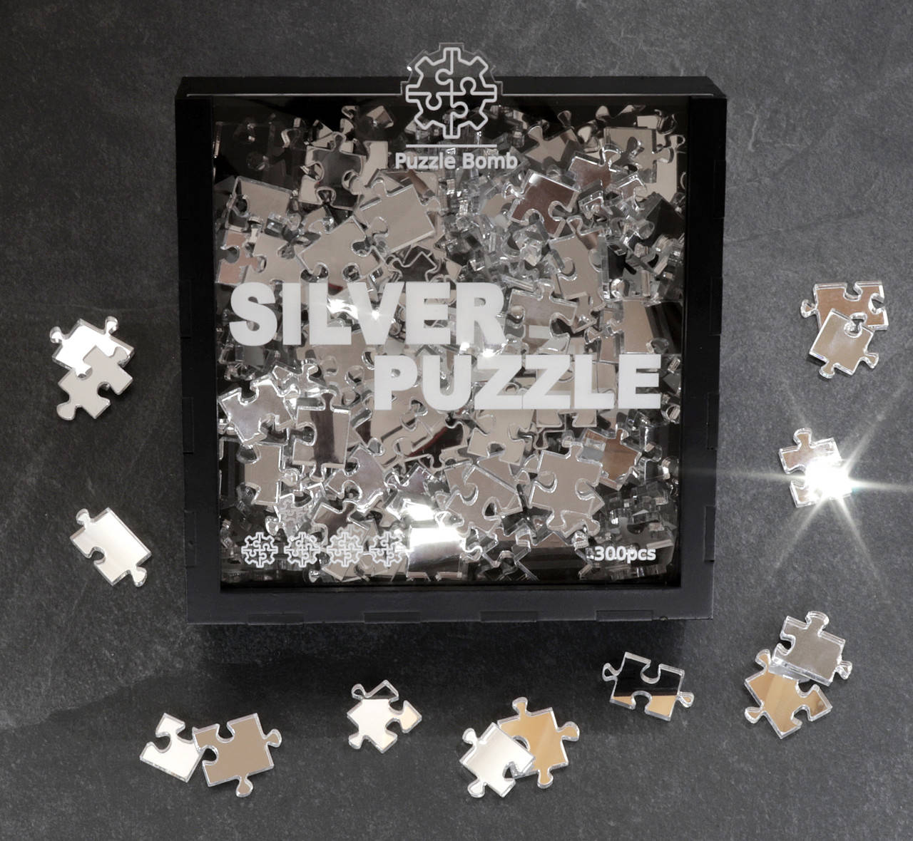 Пазл-головоломка з дзеркального акрилу "Silver Puzzle" 4* від української компанії Puzzle Bomb
Пазл-головоломка з дзеркального акрилу "Silver Puzzle" 4* від української компанії Puzzle Bomb