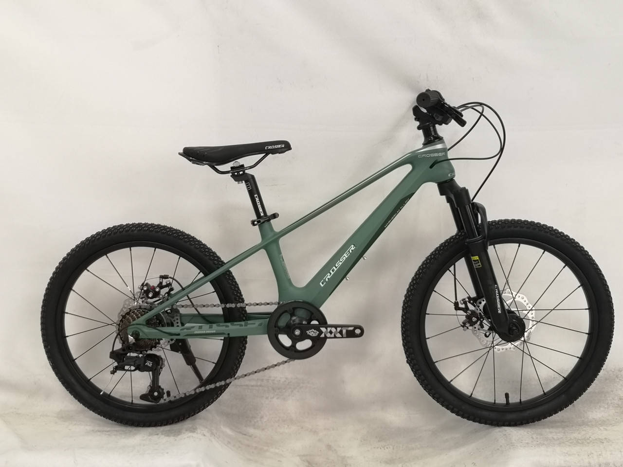 Велосипед Crosser MTB 20 дюймов LTWOO магний ( рама 10", 7S) болотный (зеленый), Зелёный
Велосипед Crosser MTB 20 дюймов LTWOO магний ( рама 10", 7S) болотный (зеленый), Зелёный