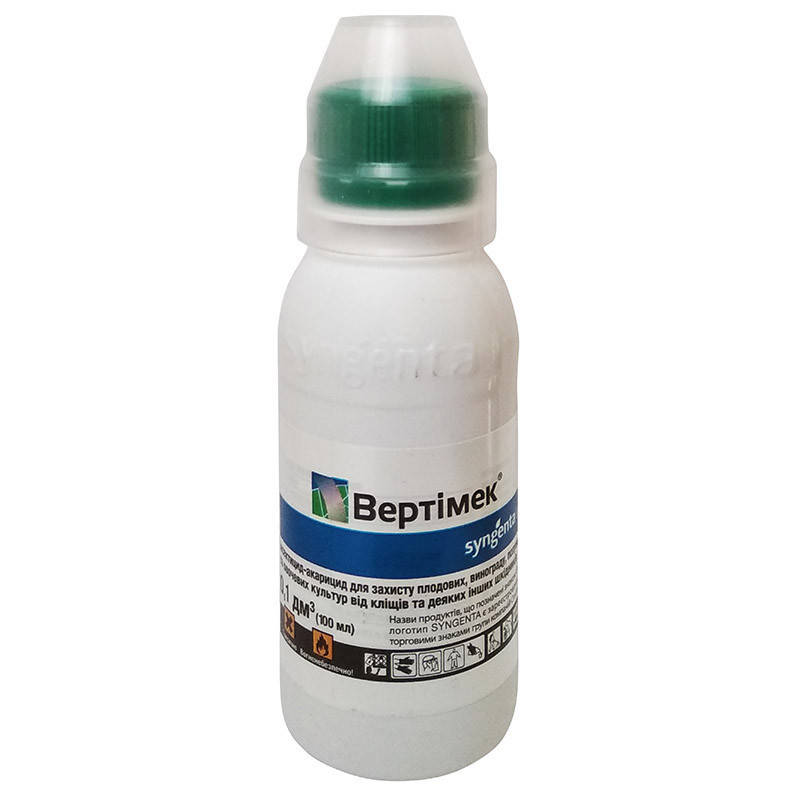 Инсектицид "Вертимек" от тли, трипсов, клещей, белокрылки (100 мл) от Syngenta (оригинал)
Инсектицид "Вертимек" от тли, трипсов, клещей, белокрылки (100 мл) от Syngenta (оригинал)
