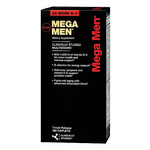 GNC Mega Men 180 caplets
GNC Mega Men 180 caplets