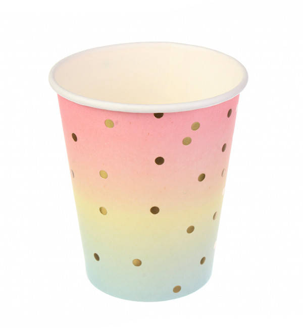 Бумажные стаканы "Ombre with gold" 10 шт, Польша, 200 мл.
Бумажные стаканы "Ombre with gold" 10 шт, Польша, 200 мл.