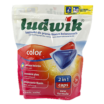 Капсули для прання Людвік для кольорового Ludwik color 2in1 32caps 6шт/ящ (Код : 00-00010638)
Капсули для прання Людвік для кольорового Ludwik color 2in1 32caps 6шт/ящ (Код : 00-00010638)