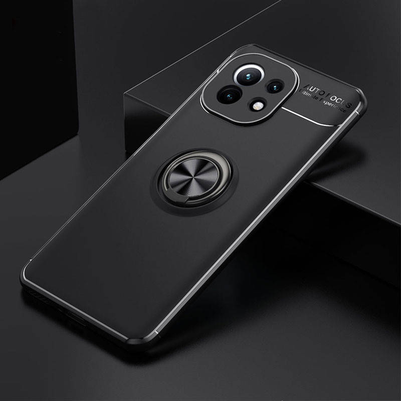 Чехол бампер черный с кольцом под магнитный держатель для Xiaomi Mi 11 / Чехол на Ми 11
Чехол бампер черный с кольцом под магнитный держатель для Xiaomi Mi 11 / Чехол на Ми 11
