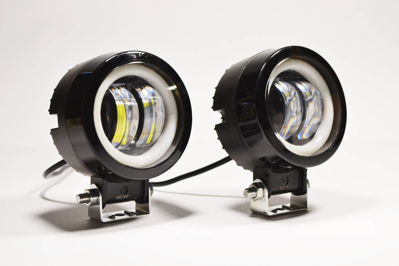 Дополнительная светодиодная LED фара 20Вт круглая с ДХО Четкой световой теневой границей (Комплект), Черный
Дополнительная светодиодная LED фара 20Вт круглая с ДХО Четкой световой теневой границей (Комплект), Черный