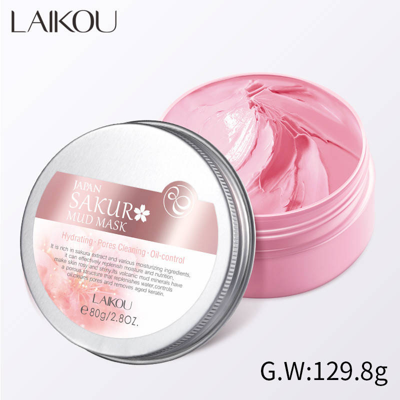 Очищающая маска для лица с белой глиной и экстрактом сакуры Laikou Japan Sakura Mud Mask, 80г
Очищающая маска для лица с белой глиной и экстрактом сакуры Laikou Japan Sakura Mud Mask, 80г