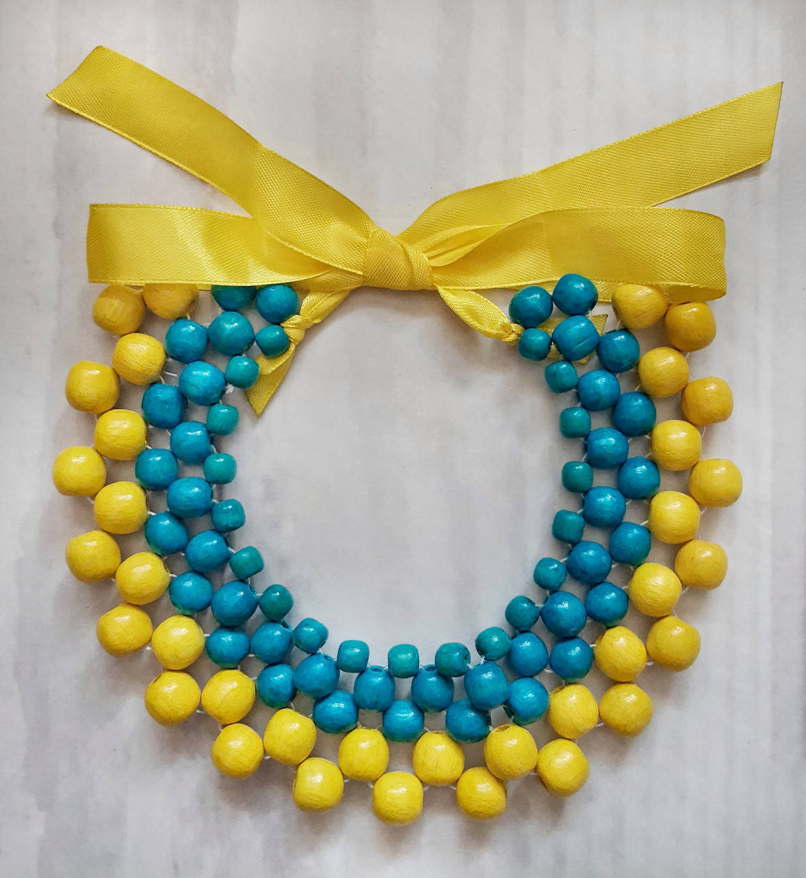 Намисто Лілея жовто-блакитне
Намисто Лілея жовто-блакитне