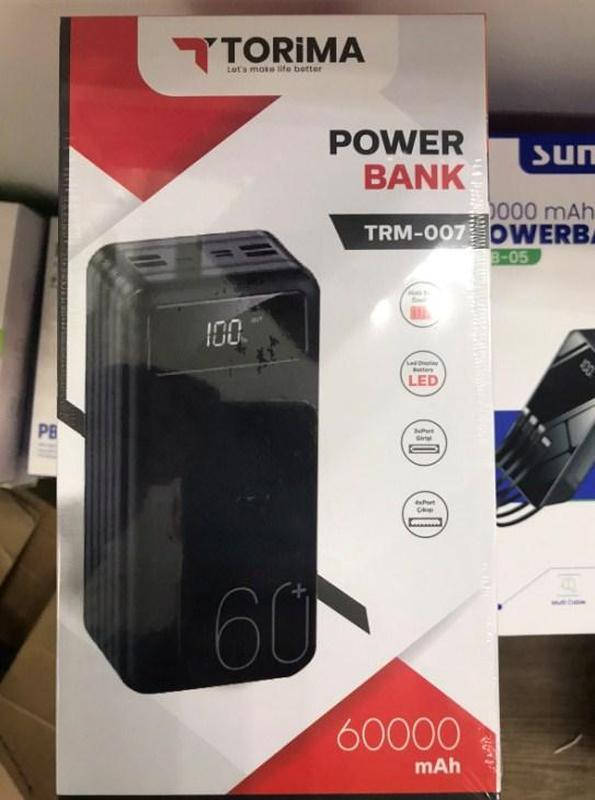 Power Bank Torima TRM-007 60000mAh , повер банк на 60000mAh внешний аккумулятор торима Черный
Power Bank Torima TRM-007 60000mAh , повер банк на 60000mAh внешний аккумулятор торима Черный