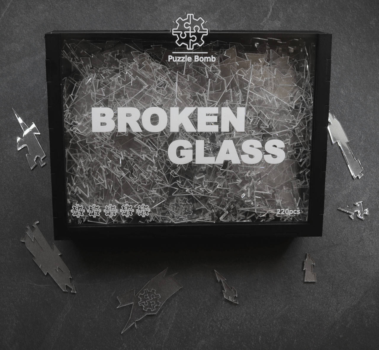 Пазл-головоломка з прозорого акрилу "Broken Glass" 5* від української компанії Puzzle Bomb
Пазл-головоломка з прозорого акрилу "Broken Glass" 5* від української компанії Puzzle Bomb