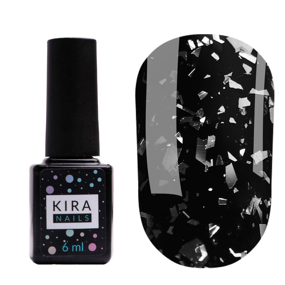 Kira Nails No Wipe Top Silver Shard - топ без липкого слоя с серебряной поталью, 6 мл
Kira Nails No Wipe Top Silver Shard - топ без липкого слоя с серебряной поталью, 6 мл