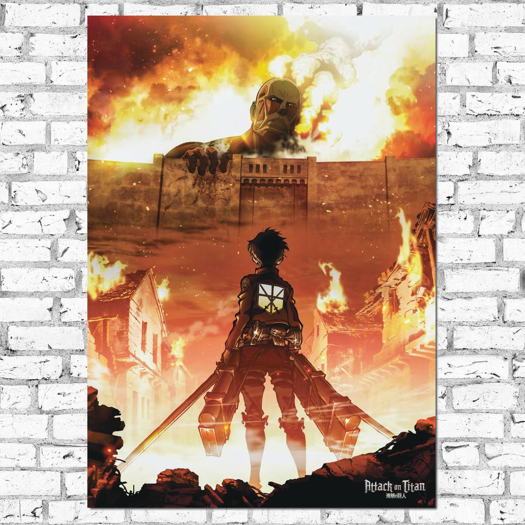Плакат "Атака на титанов, появление титана-колосса, Attack on Titans" (артикул 0475) 42, Полуглянец, 30
Плакат "Атака на титанов, появление титана-колосса, Attack on Titans" (артикул 0475) 42, Полуглянец, 30