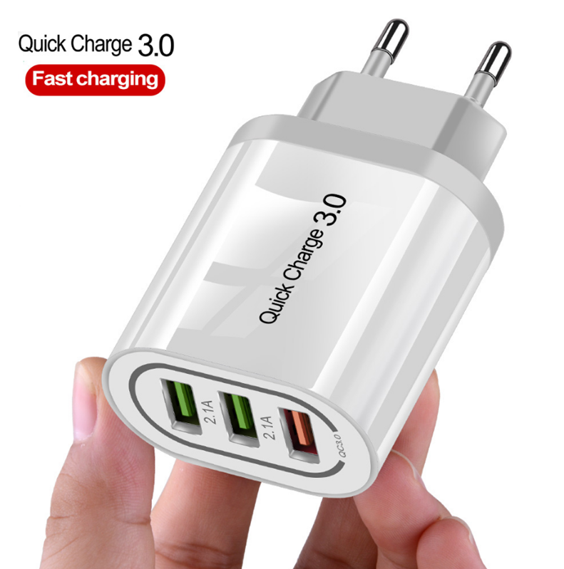 Сетевое зарядное устройство для быстрой зарядки 3 port USB QC3.0 зарядный блок блочок зарядка для смартфона JW, Белый
Сетевое зарядное устройство для быстрой зарядки 3 port USB QC3.0 зарядный блок блочок зарядка для смартфона JW, Белый