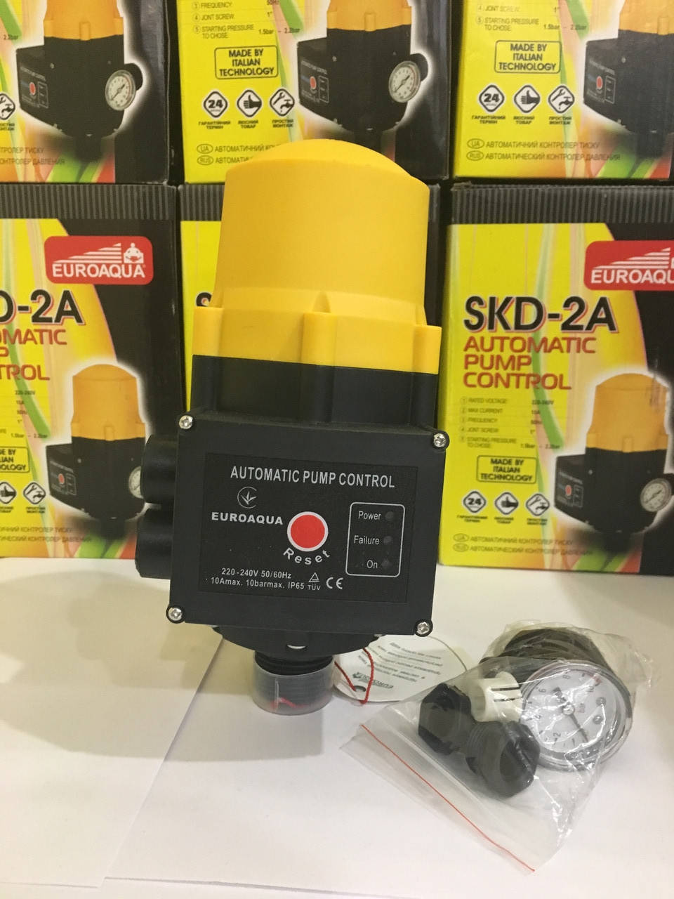 Автоматика для насосов пресс - контроль c защитой от сухого хода Euroaqua SKD 2A
Автоматика для насосов пресс - контроль c защитой от сухого хода Euroaqua SKD 2A