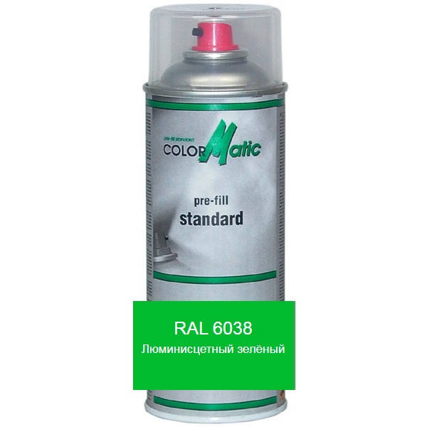 Аэрозольная акриловая краска RAL 6038 (люминисцентный зеленый) Mobihel (rai6038), Зелёный
Аэрозольная акриловая краска RAL 6038 (люминисцентный зеленый) Mobihel (rai6038), Зелёный
