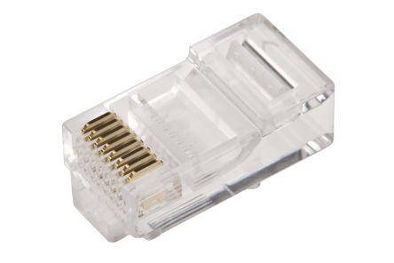 100x Коннектор, джек RJ45 8P8C Cat5, Cat5e
100x Коннектор, джек RJ45 8P8C Cat5, Cat5e