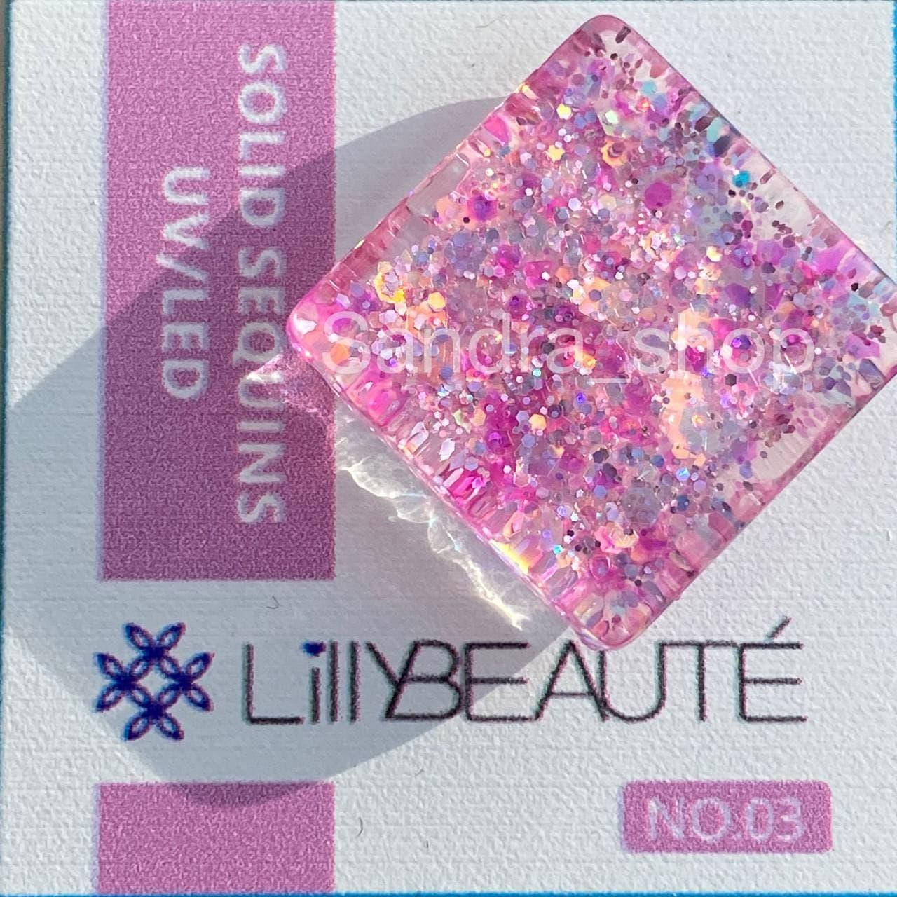 Glitter Gel (Глиттер гель) Lilly Beaute №03 5g
Glitter Gel (Глиттер гель) Lilly Beaute №03 5g