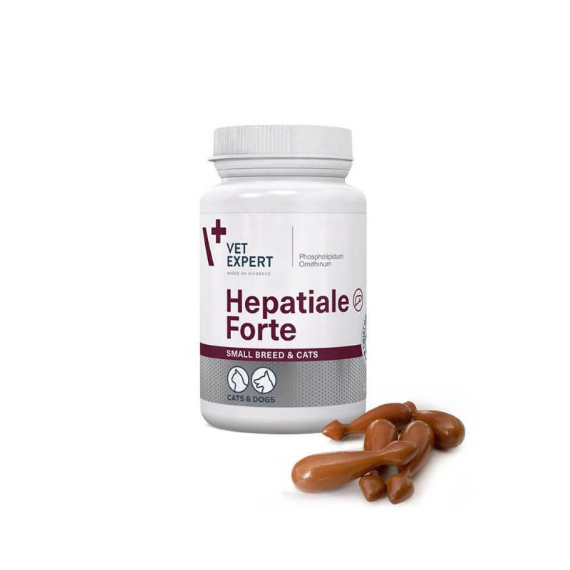 VetExpert Hepatiale Forte Small breed & cats для кошек и собак страдают печеночной недостаточностью - 40 таб.
VetExpert Hepatiale Forte Small breed & cats для кошек и собак страдают печеночной недостаточностью - 40 таб.