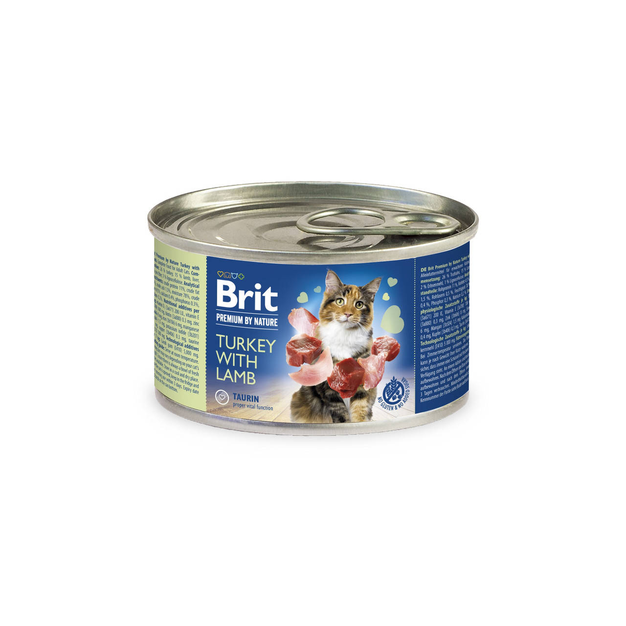Паштет для кошек и котов Brit Premium by Nature Turkey with Lamb индейка и ягненок 200г.
Паштет для кошек и котов Brit Premium by Nature Turkey with Lamb индейка и ягненок 200г.