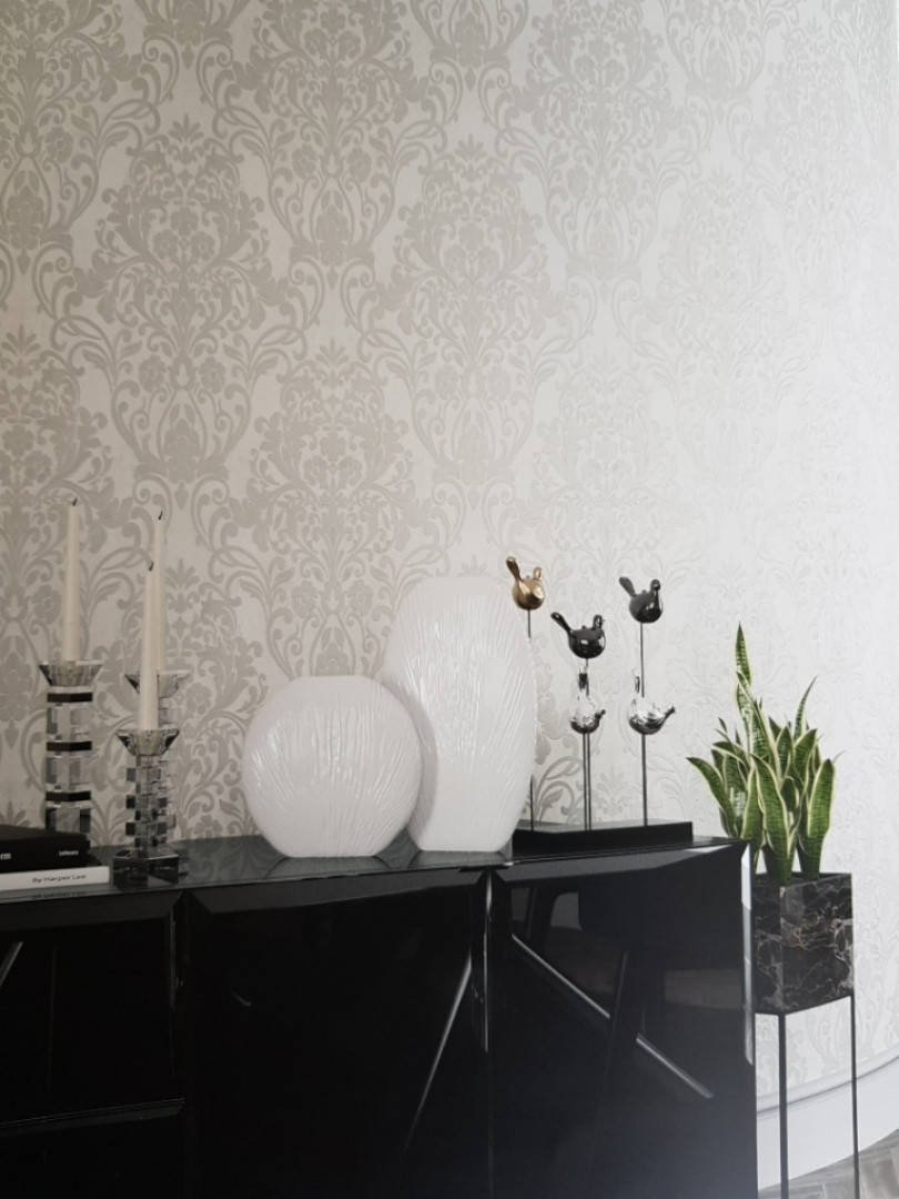 Обои виниловые на флизелине Marburg City glam 1.06x1 метровые вензеля серебром на белом под штукатурку 32302, Белый
Обои виниловые на флизелине Marburg City glam 1.06x1 метровые вензеля серебром на белом под штукатурку 32302, Белый