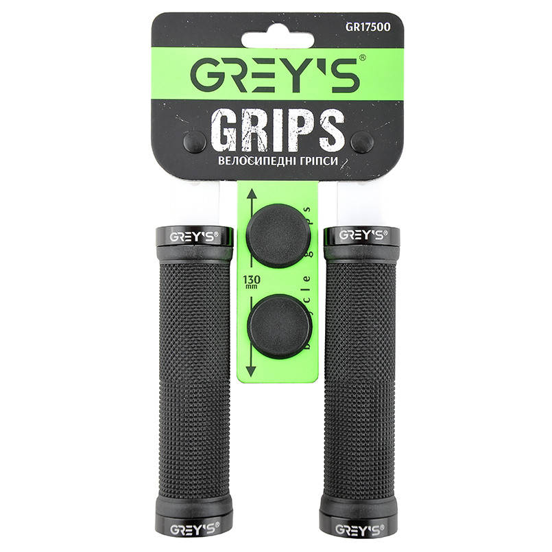 Грипсы Greys ручки для велосипеда на руль с резиновым покрытием черные с двухсторонним замком (GR17500)
Грипсы Greys ручки для велосипеда на руль с резиновым покрытием черные с двухсторонним замком (GR17500)