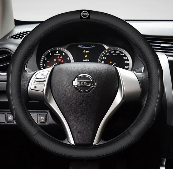 Чехол оплетка на руль кожаная для автомобиля с логотипом Nissan натуральная кожа, Черный
Чехол оплетка на руль кожаная для автомобиля с логотипом Nissan натуральная кожа, Черный