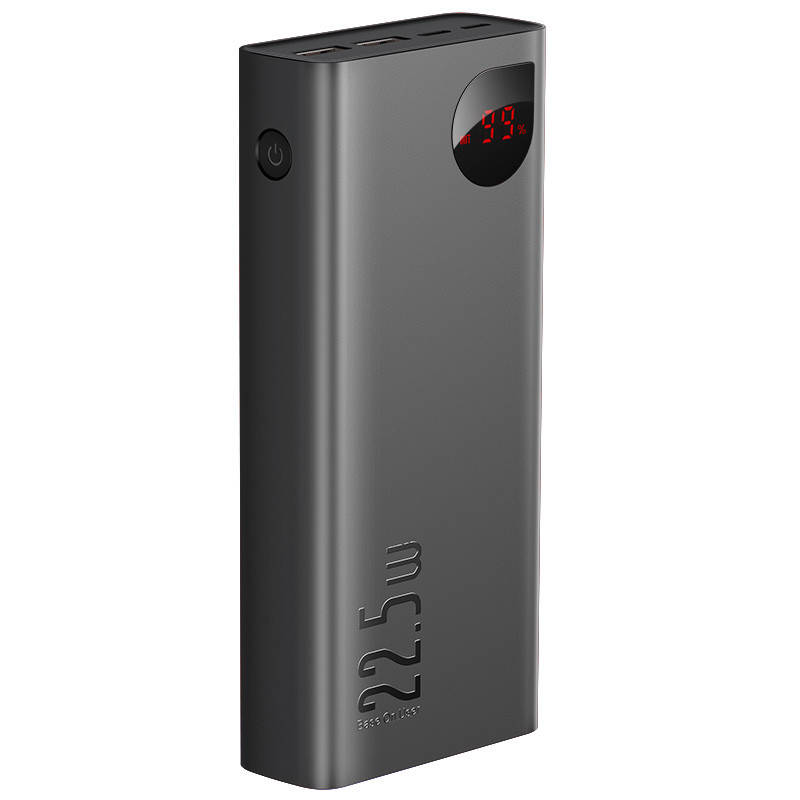 УМБ портвтивное зарядное Power Bank BASEUS Adaman Metal PPIMDA-C0A 30000mAh, 2USB, Type-C, 22.5W, QC, черное
УМБ портвтивное зарядное Power Bank BASEUS Adaman Metal PPIMDA-C0A 30000mAh, 2USB, Type-C, 22.5W, QC, черное