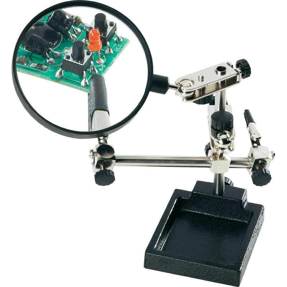 Третья рука с лупой Zhongdi ZD-10H 90 мм 3x, Черный
Третья рука с лупой Zhongdi ZD-10H 90 мм 3x, Черный