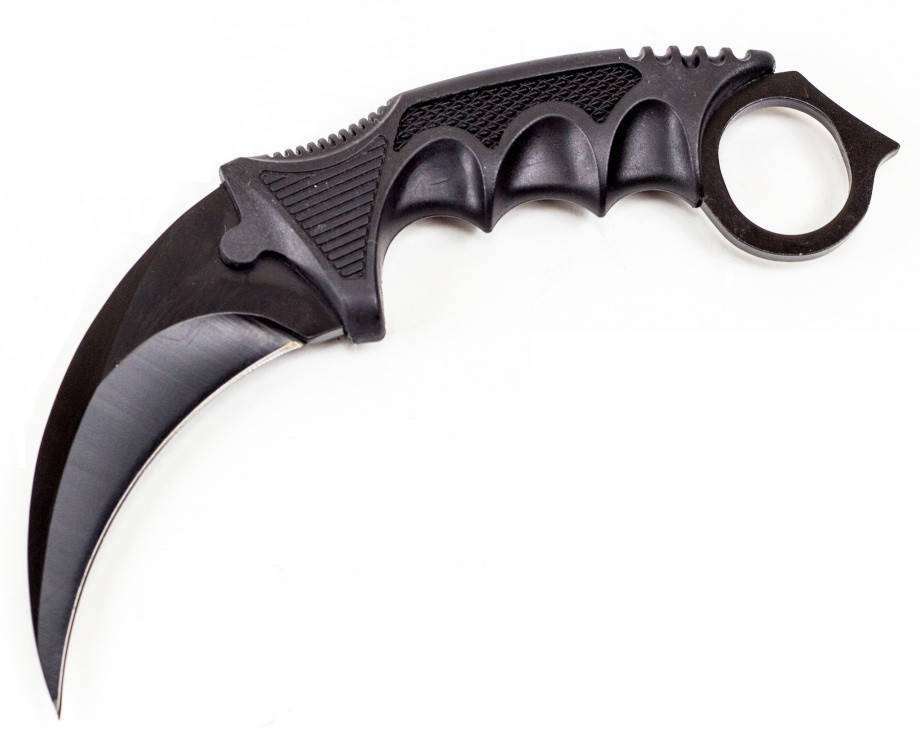 Нож Керамбит из CS GО (Karambit), цвет - черный, с доставкой по Киеву и Украине (FV)
Нож Керамбит из CS GО (Karambit), цвет - черный, с доставкой по Киеву и Украине (FV)