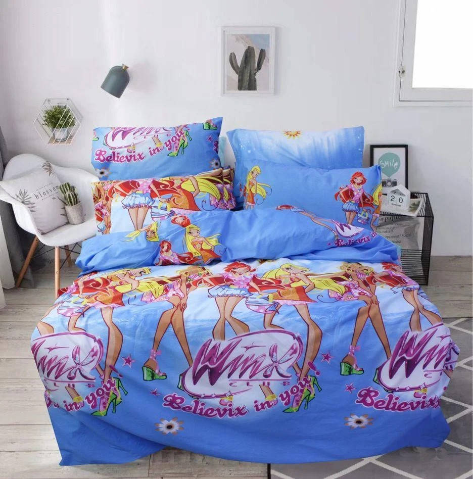 Детское двуспальное постельное белье Gold "Девочки Винкс"
Детское двуспальное постельное белье Gold "Девочки Винкс"