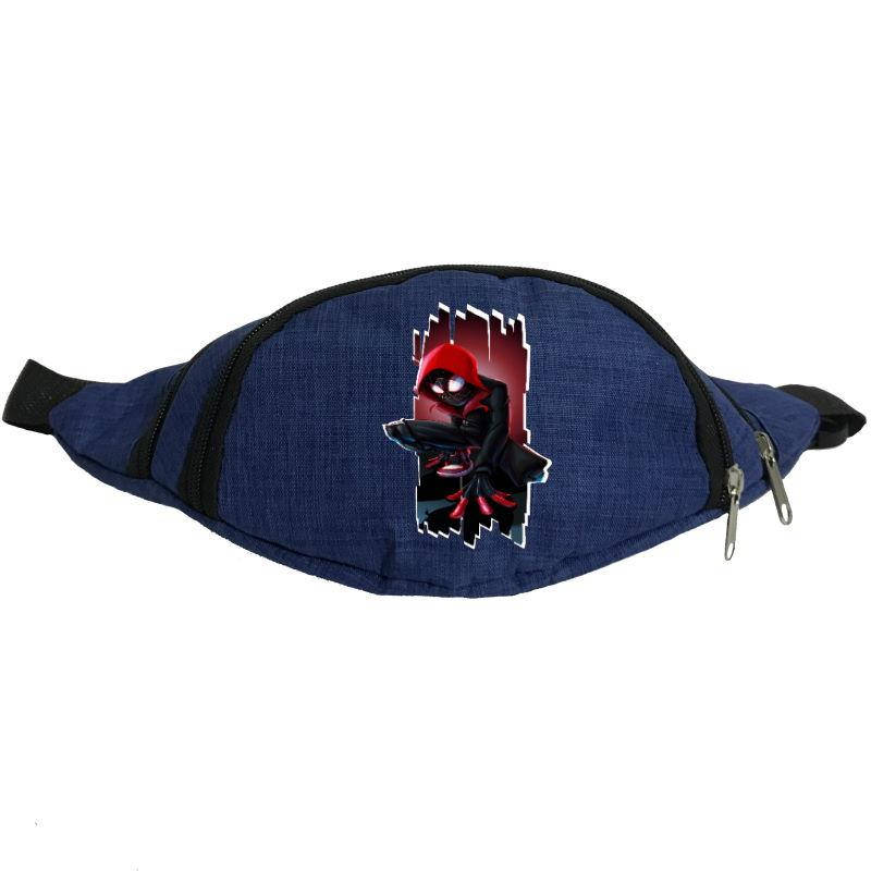 Сумка Бананка на пояс Человек Паук 0014 (Spiderman-0014) Cappuccino Toys синяя, Синий 
Сумка Бананка на пояс Человек Паук 0014 (Spiderman-0014) Cappuccino Toys синяя, Синий