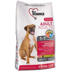 1st Choice (Фест Чойс) Adult Sensitive Skin & Coat корм для взрослых собак всех пород с ягненком, 15 кг
1st Choice (Фест Чойс) Adult Sensitive Skin & Coat корм для взрослых собак всех пород с ягненком, 15 кг
