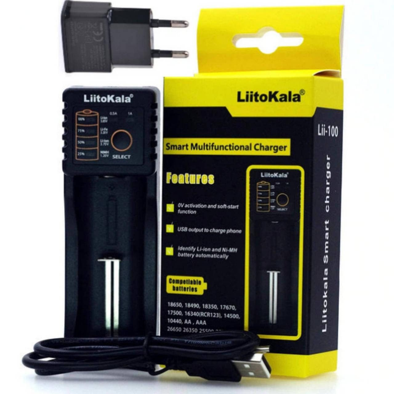 Liitokala Lii-100 Зарядное устройство для AA, AAA, 16340, 18650, 26650, 20700 и др.Оригинал, гарантия!C USB ЗУ
Liitokala Lii-100 Зарядное устройство для AA, AAA, 16340, 18650, 26650, 20700 и др.Оригинал, гарантия!C USB ЗУ