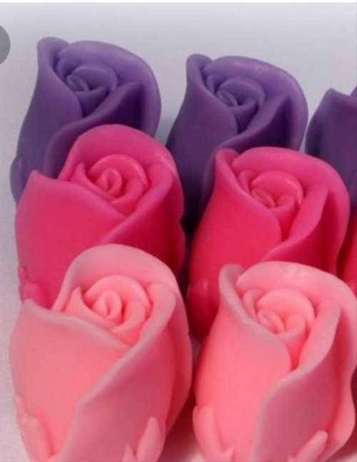 Силиконовый молд бутон розы. 
Силиконовый молд бутон розы.