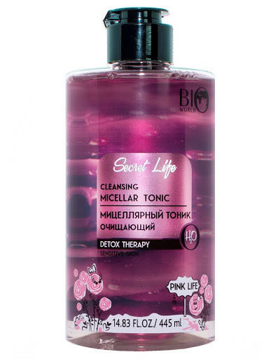 Мицеллярный тоник очищающий Bio World Secret Life Detox Therapy Cleansing Micellat Tonic (445мл)
Мицеллярный тоник очищающий Bio World Secret Life Detox Therapy Cleansing Micellat Tonic (445мл)
