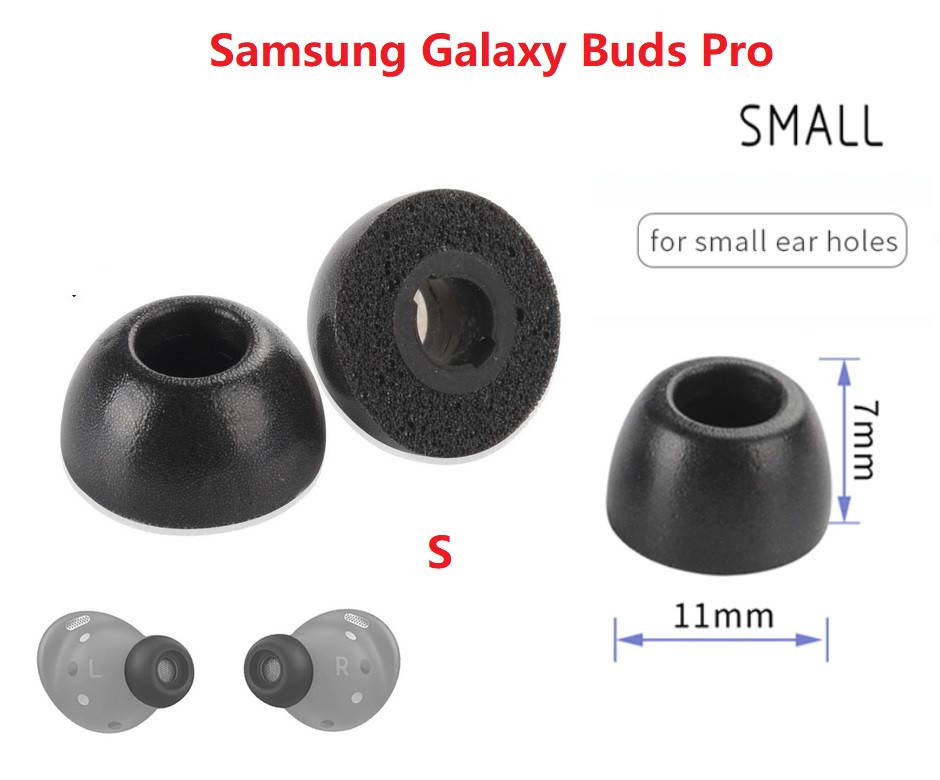 Пенные амбушюры Samsung Galaxy Buds Pro SM-R190 Размер S маленькие
Пенные амбушюры Samsung Galaxy Buds Pro SM-R190 Размер S маленькие