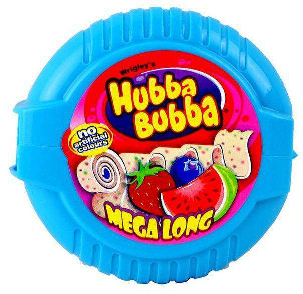 Жевательная резинка Hubba Bubbа - арбуз, клубника, черника,Bubble Gum 56г (180 см) Германия
Жевательная резинка Hubba Bubbа - арбуз, клубника, черника,Bubble Gum 56г (180 см) Германия