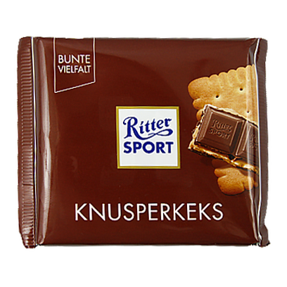 Шоколад Ріттер Спорт з печивом Ritter Sport knusperkeks 100g 80шт/ящ (Код : 00-00003921)
Шоколад Ріттер Спорт з печивом Ritter Sport knusperkeks 100g 80шт/ящ (Код : 00-00003921)