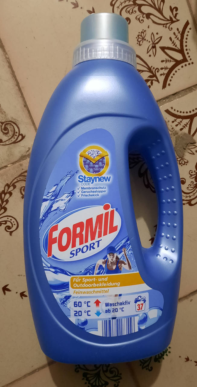 Гель Formil Sport для прання спортивного і верхнього одягу 1.5 л, Рідкий порошок Формил Спорт 41 прання
Гель Formil Sport для прання спортивного і верхнього одягу 1.5 л, Рідкий порошок Формил Спорт 41 прання