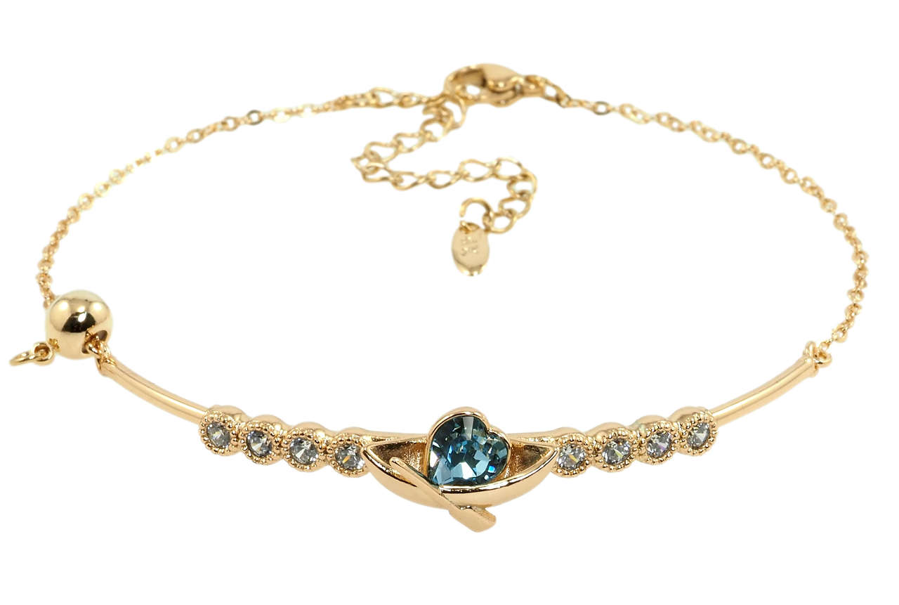 Браслет Xuping Позолота 18K с кр-ми Swarovski "Лодка с кристаллом Montana" с доп.цепочкой 19.5-25см х 1мм
Браслет Xuping Позолота 18K с кр-ми Swarovski "Лодка с кристаллом Montana" с доп.цепочкой 19.5-25см х 1мм