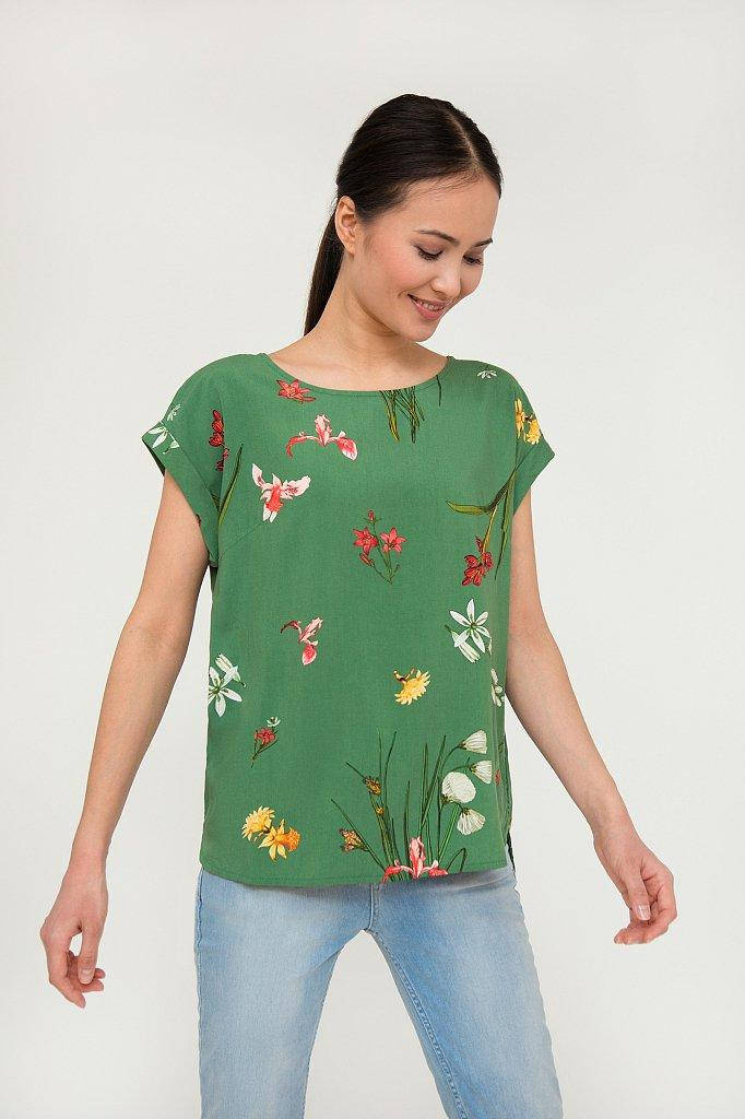Летняя блузка с коротким рукавом Finn Flare S20-12032-522 из вискозы зелёная 3XL, Зелёный
Летняя блузка с коротким рукавом Finn Flare S20-12032-522 из вискозы зелёная 3XL, Зелёный