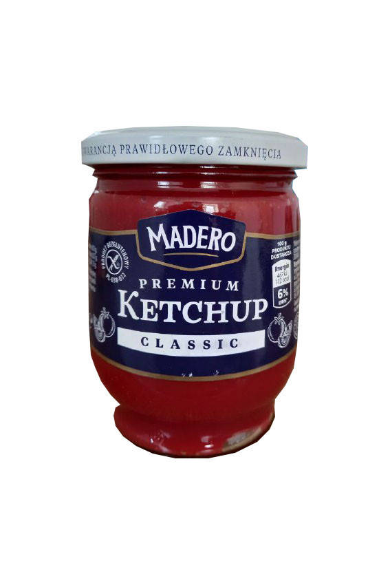 Кетчуп классический Madero Classic 300г Польша 
Кетчуп классический Madero Classic 300г Польша