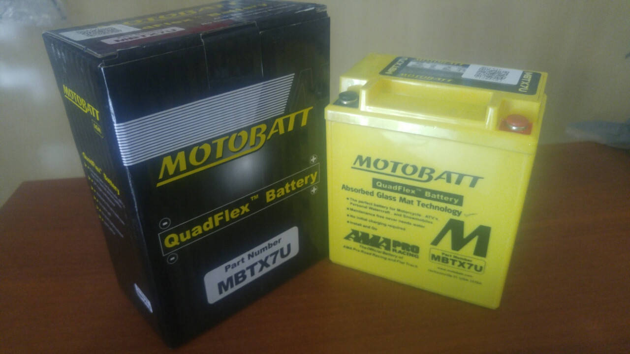 Аккумулятор для мотоцикла гелевый MOTOBATT AGM 8Ah 115A размер 114 x 70 x 128 мм MBTX7U
Аккумулятор для мотоцикла гелевый MOTOBATT AGM 8Ah 115A размер 114 x 70 x 128 мм MBTX7U