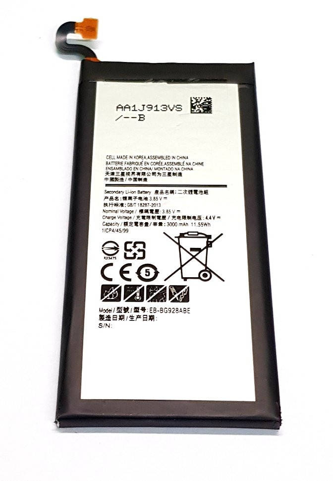 Аккумулятор Samsung EB-BG928ABE ( S6 EDGE Plus, G928)
Аккумулятор Samsung EB-BG928ABE ( S6 EDGE Plus, G928)