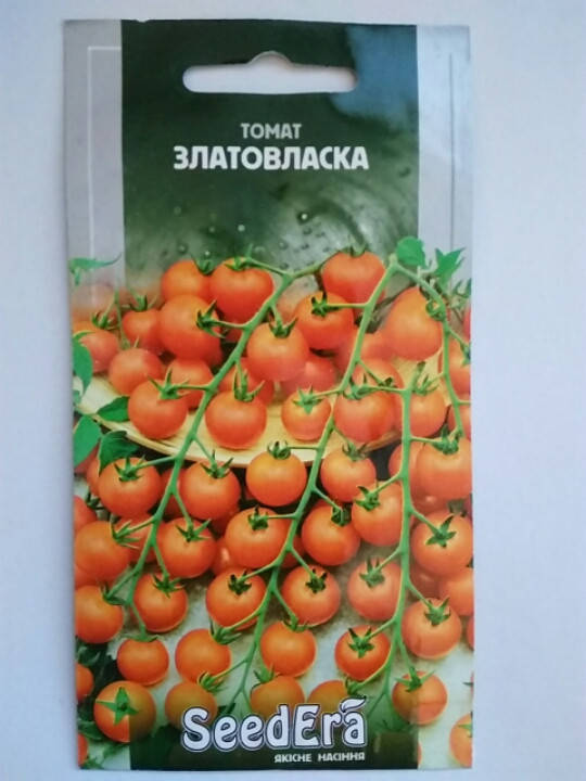 Семена Томат черри Златовласка 0,2 грамма SeedEra 
Семена Томат черри Златовласка 0,2 грамма SeedEra