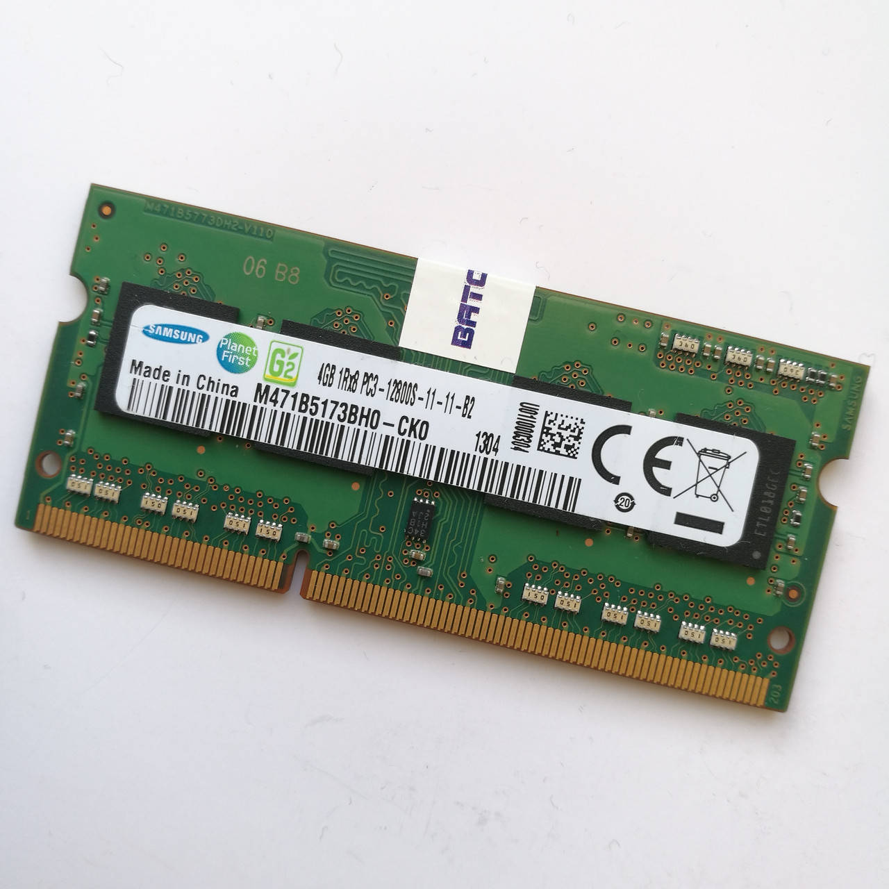 Оперативная память для ноутбука Samsung SODIMM DDR3 4Gb 1600MHz 12800s CL11 (M471B5173BH0-CK0) Б/У
Оперативная память для ноутбука Samsung SODIMM DDR3 4Gb 1600MHz 12800s CL11 (M471B5173BH0-CK0) Б/У