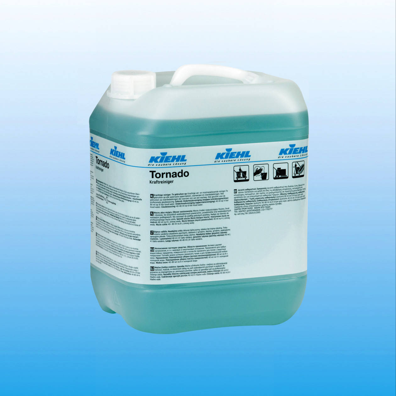 Интенсивное чистящее средство Tornado, 10 л, Kiehl (окна, полы, водостойкие поверхности)
Интенсивное чистящее средство Tornado, 10 л, Kiehl (окна, полы, водостойкие поверхности)