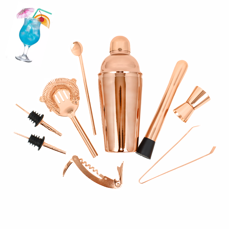 Набор бармена Youchen MC-M1 Rose Gold из 9 предметов для приготовления коктейлей, набор для бара
Набор бармена Youchen MC-M1 Rose Gold из 9 предметов для приготовления коктейлей, набор для бара