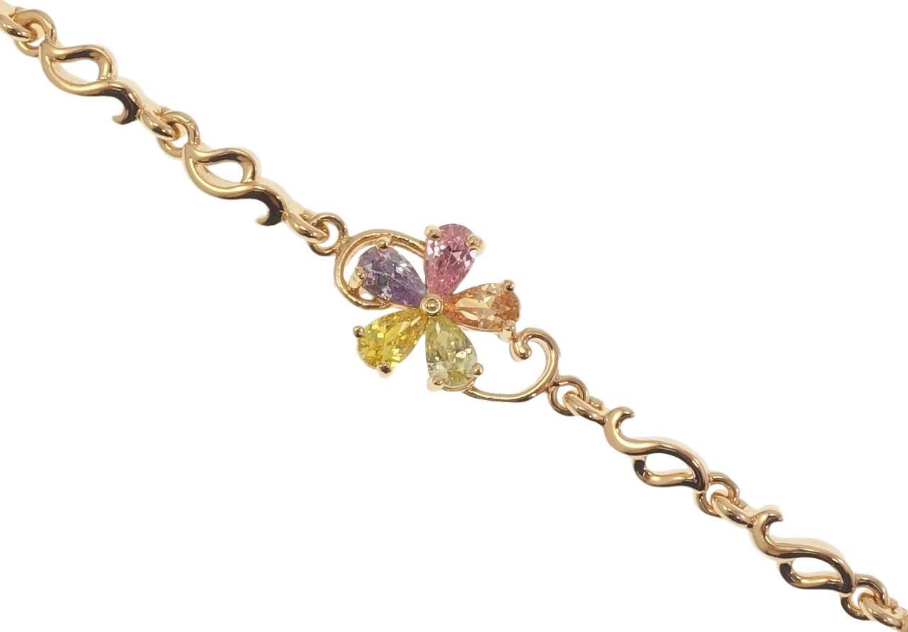 Браслет Xuping Позолота 18K "Разноцветный кристальный цветочек" длина с доп.замком 17,20см х 4-10мм
Браслет Xuping Позолота 18K "Разноцветный кристальный цветочек" длина с доп.замком 17,20см х 4-10мм