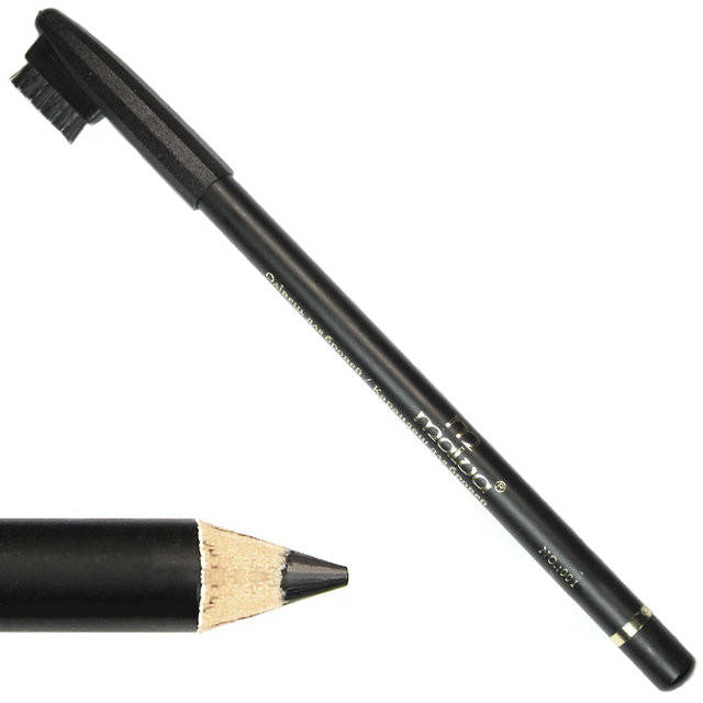 Malva - Олівець для брів зі щіточкою M400 №001 (Чорний) 
Malva - Олівець для брів зі щіточкою M400 №001 (Чорний)