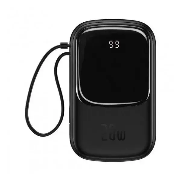 Дополнительный аккумулятор Baseus Qpow Digital Display quick charging 20000mAh 20W(WithIPCable) Black
Дополнительный аккумулятор Baseus Qpow Digital Display quick charging 20000mAh 20W(WithIPCable) Black